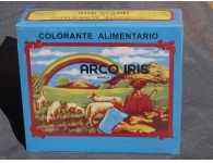 Caja 100 sobres colorante alimentario marca  "Arco Iris"